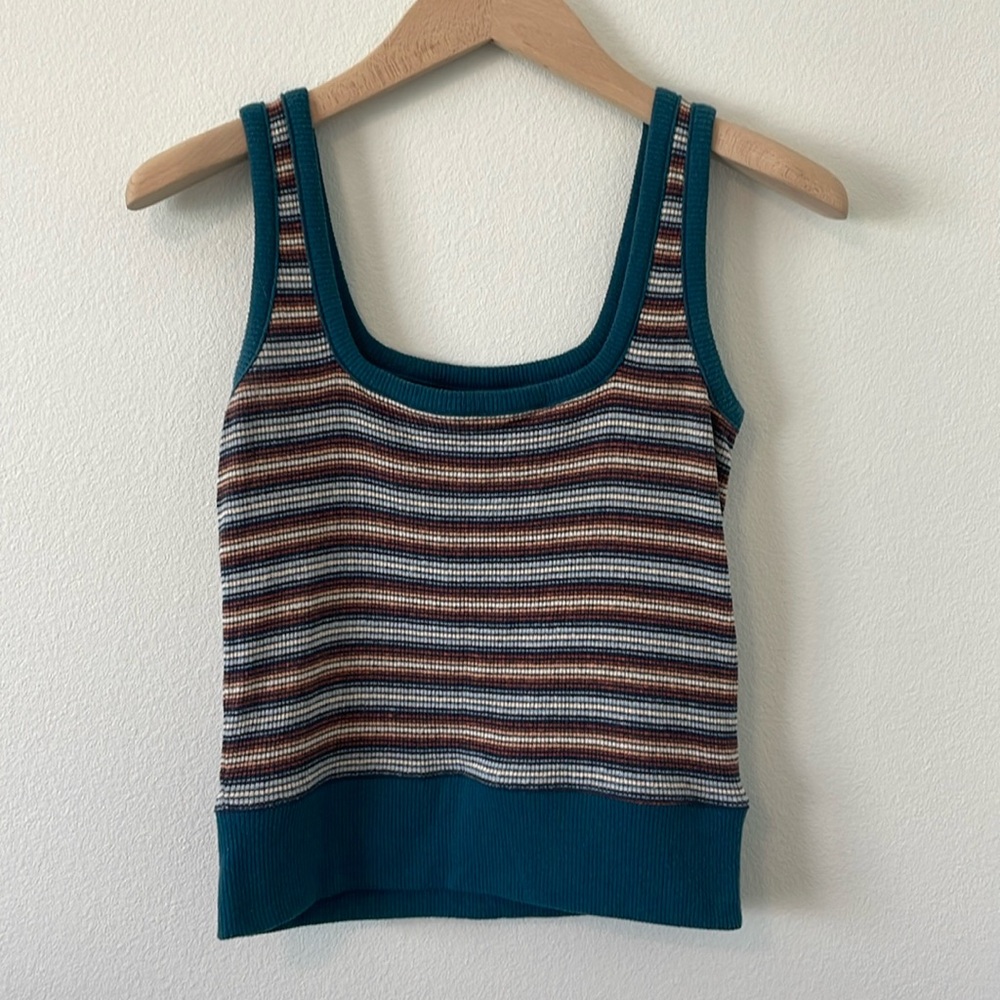 Madewell striped sweater tank
